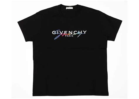 givenchy paris rainbow t shirt